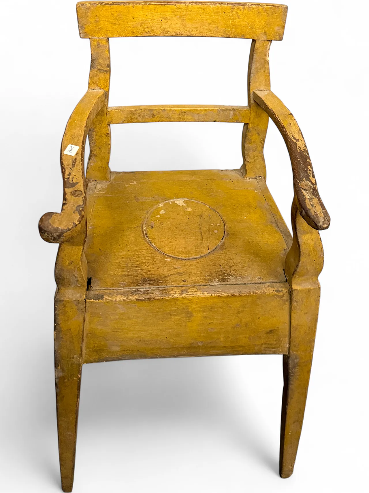 Lacquered children's high chair, 19th century 9