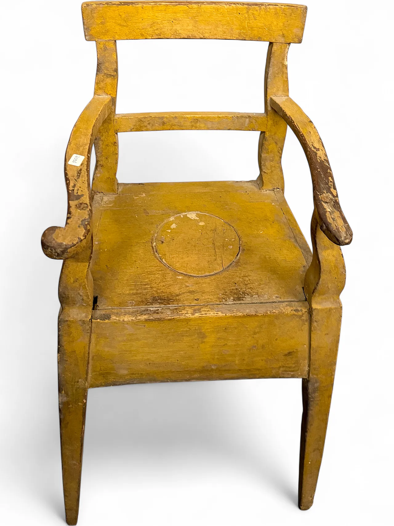 Lacquered children's high chair, 19th century 10