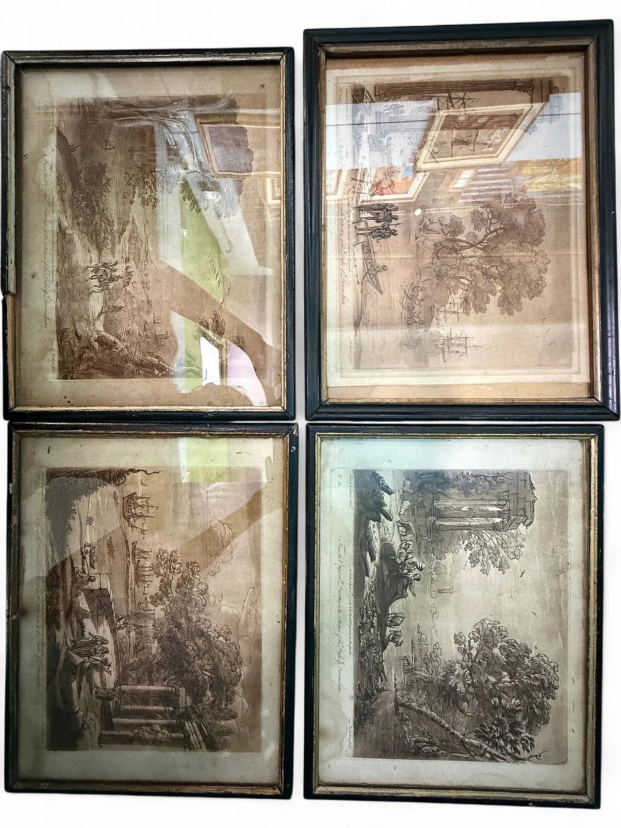 4 Incisioni antiche , Claude Lorrain (Claude Gellée) incise, '600 27