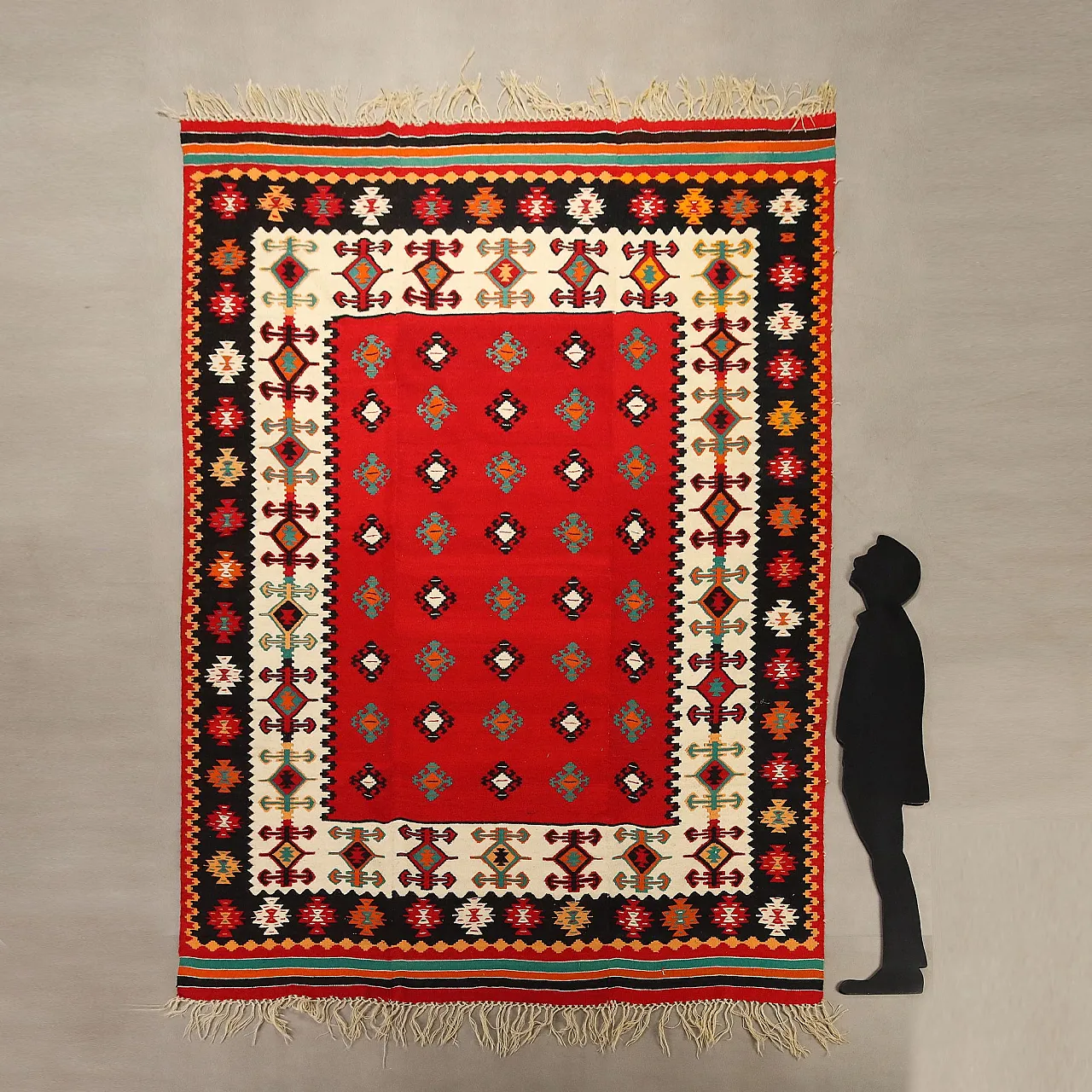Kilim rug in wool, 20th century 2