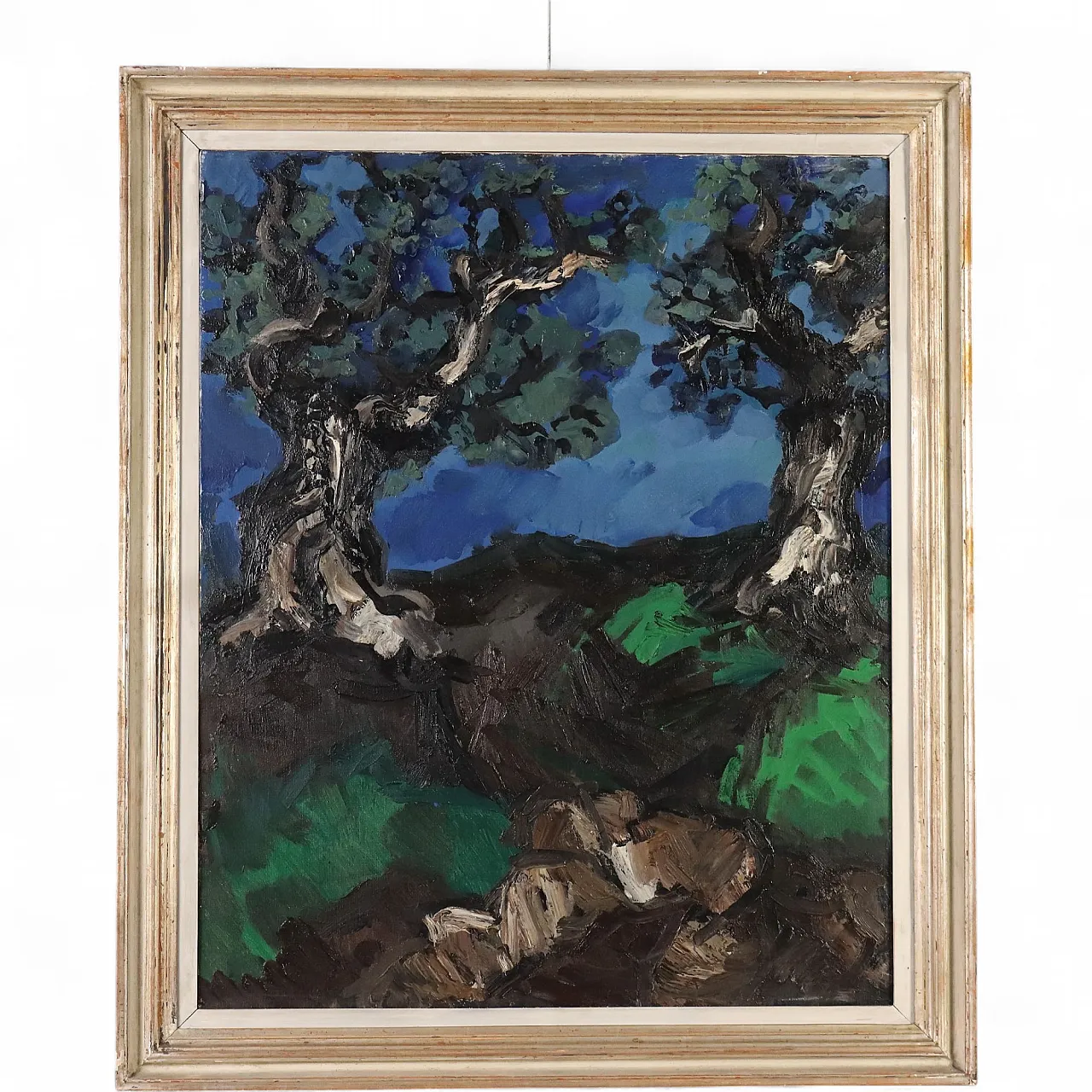 Painting by Saverio Barbaro, oil on canvas, 20th century 11