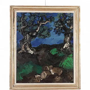 Dipinto di Saverio Barbaro, olio su tela, '900