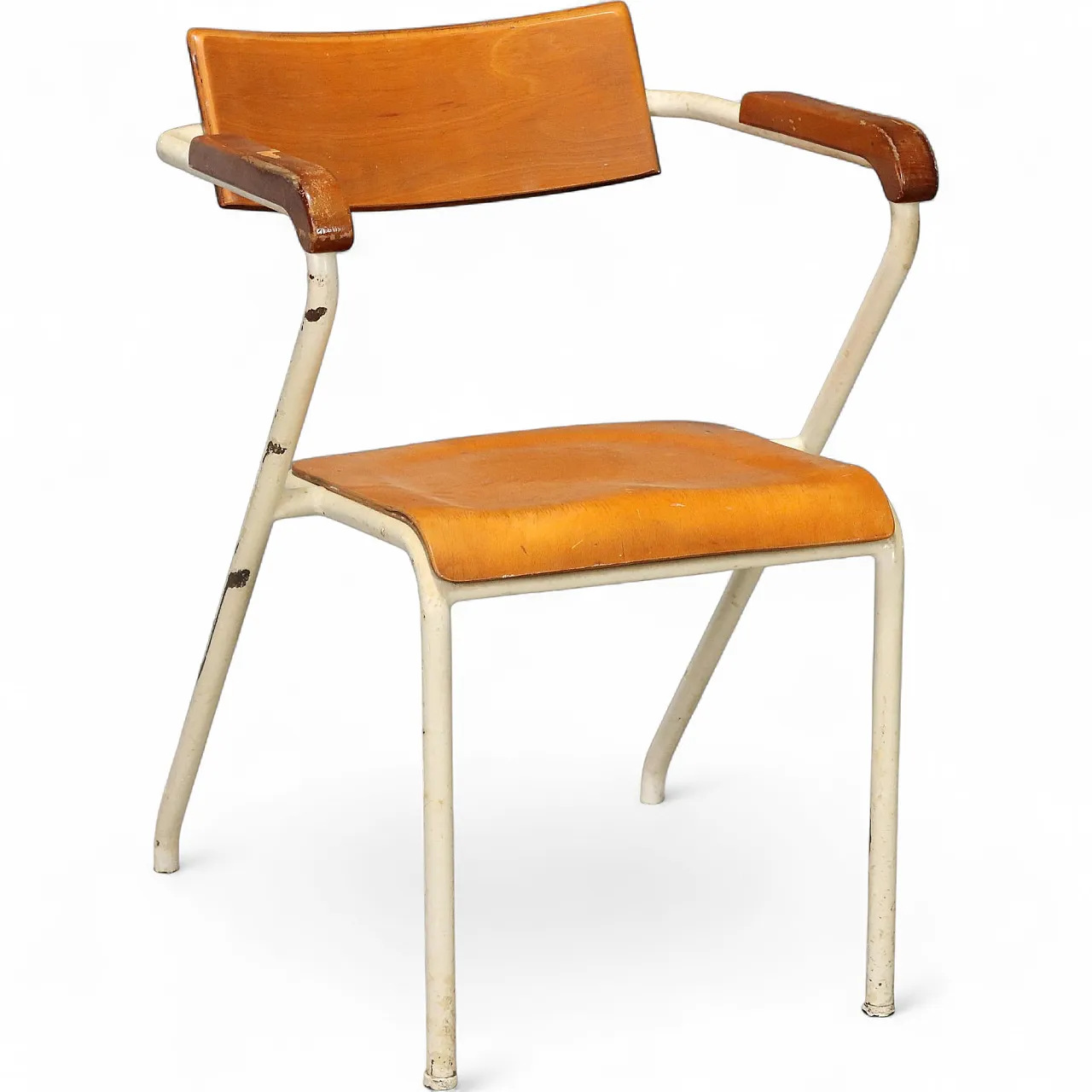 Sedia in metallo, anni '60 11
