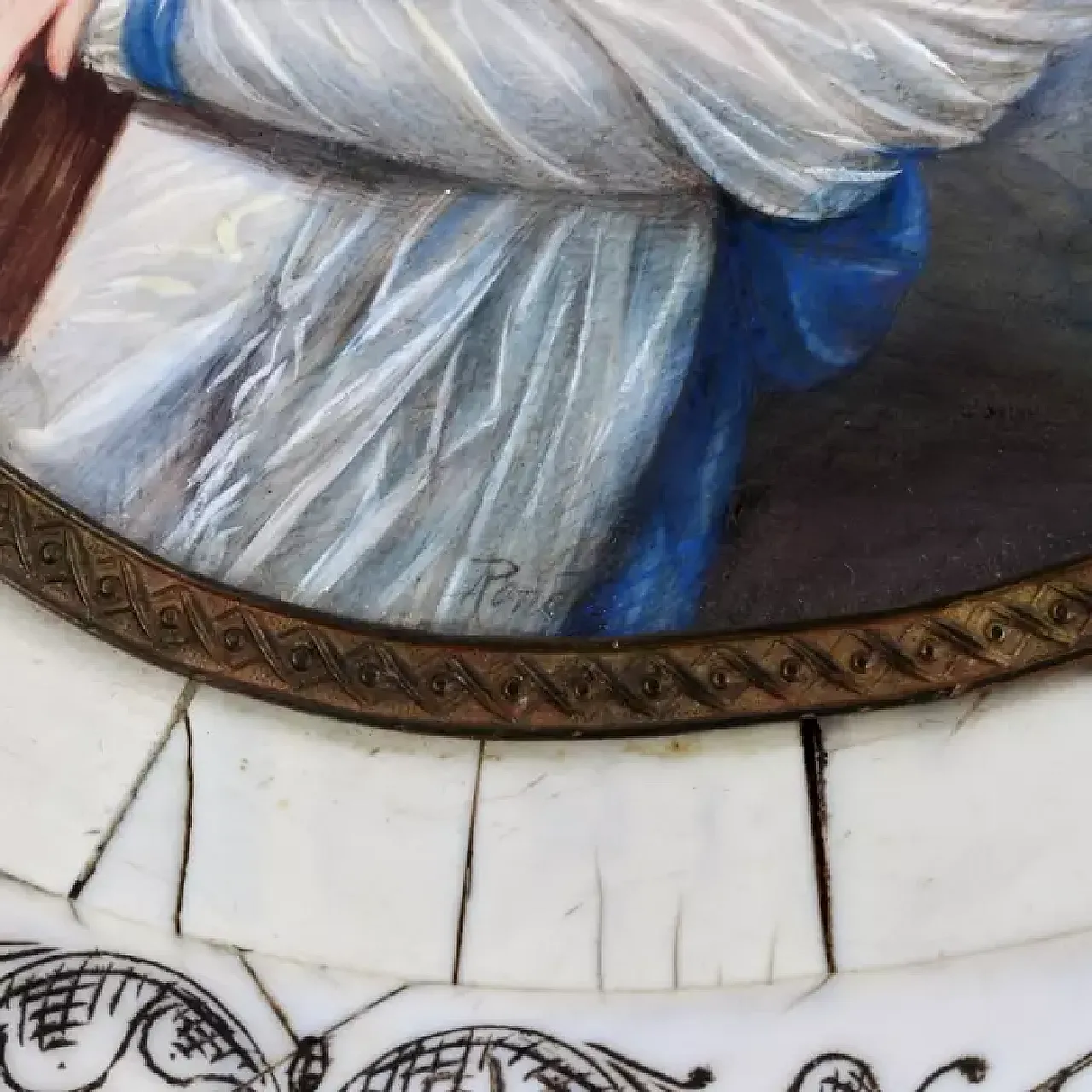 Ritratto di giovane donna con un libro, '800 3