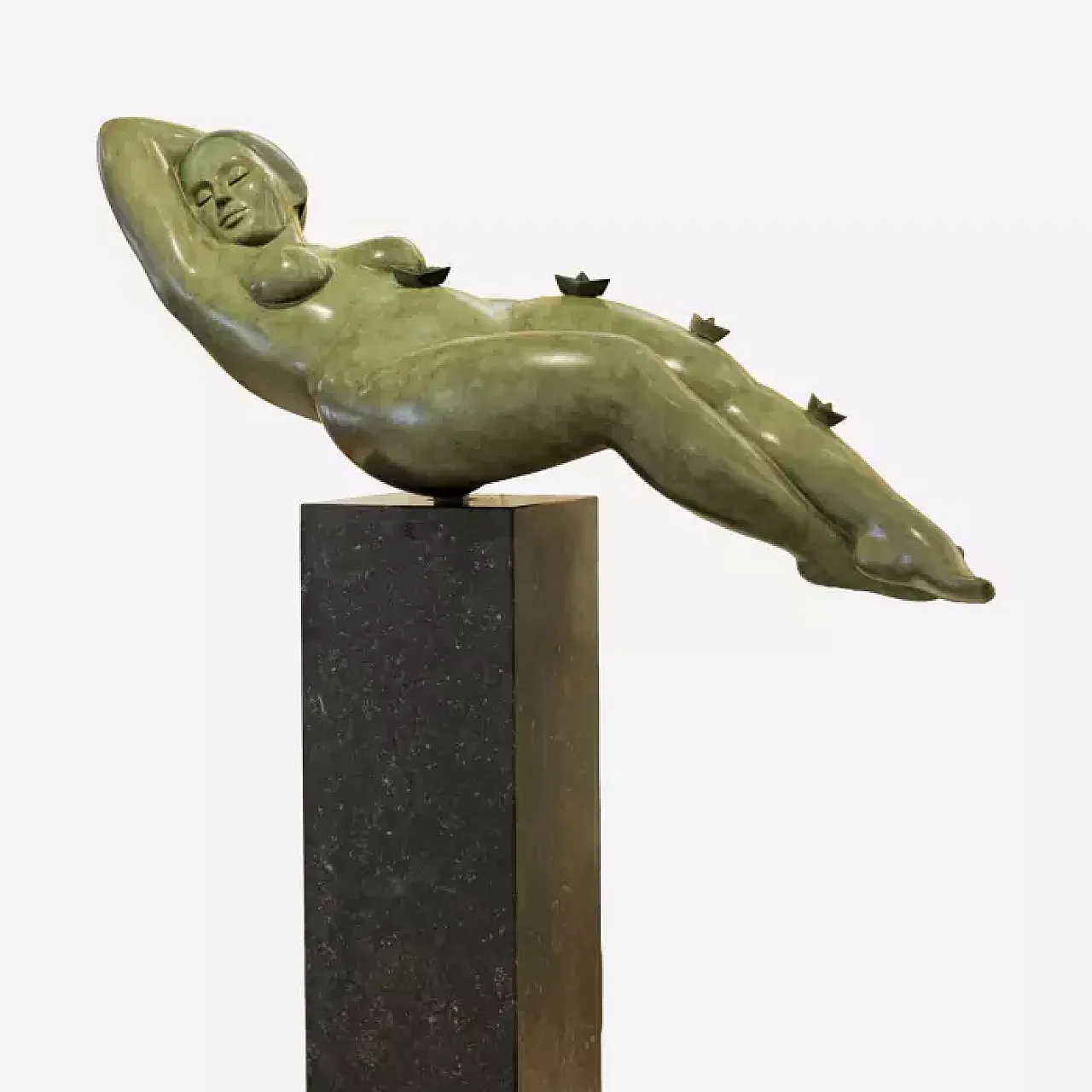 Seascape by Erwin Meijer, bronze sculpture, 2000s 2