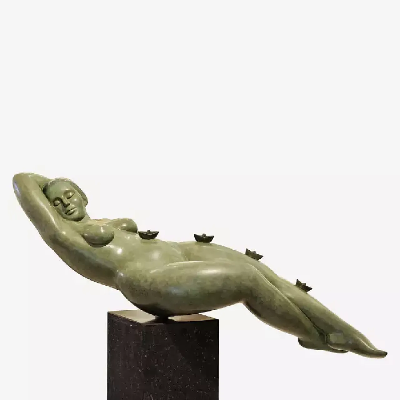 Seascape by Erwin Meijer, bronze sculpture, 2000s 4