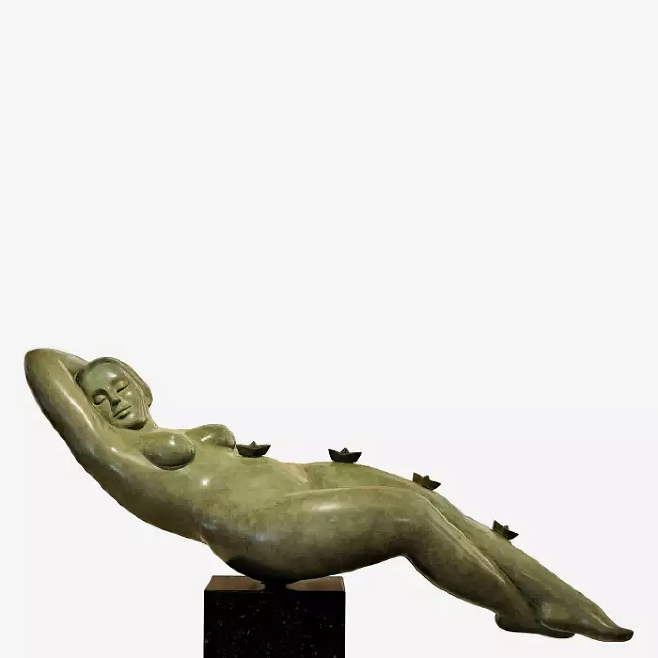 Seascape by Erwin Meijer, bronze sculpture, 2000s 5