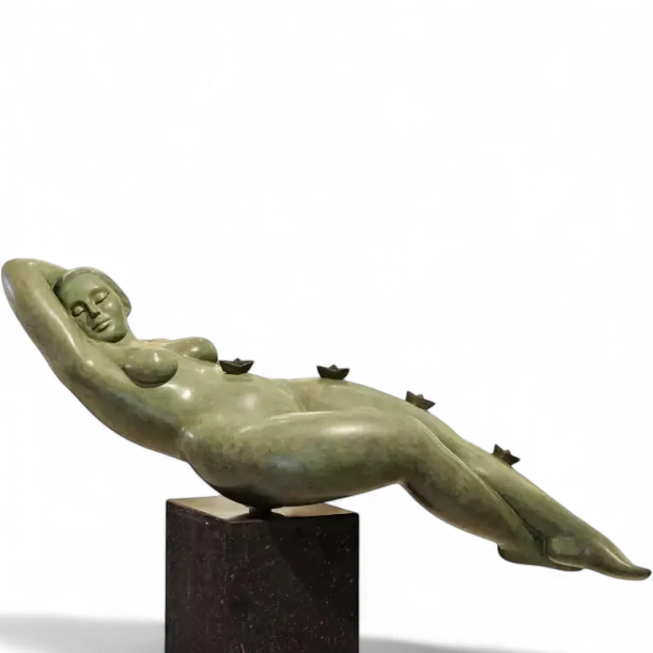 Seascape by Erwin Meijer, bronze sculpture, 2000s 7