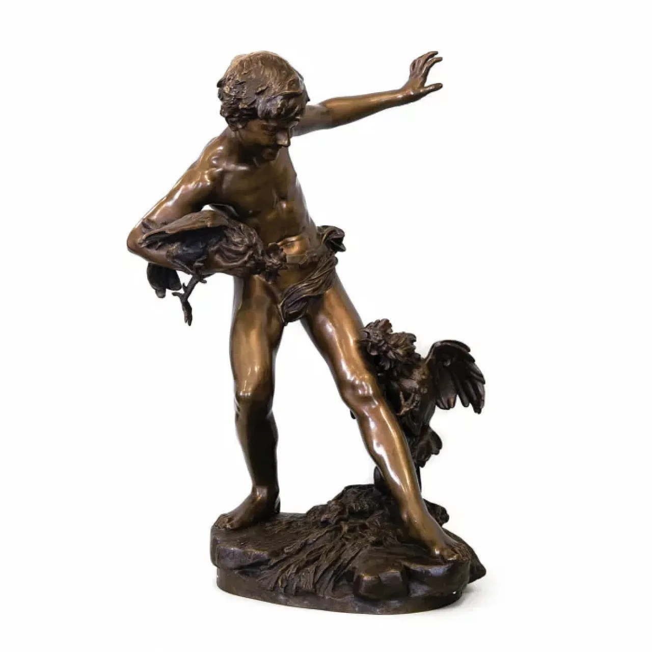 Author’s bronze sculpture by Paul Chevré, late 19th century 1