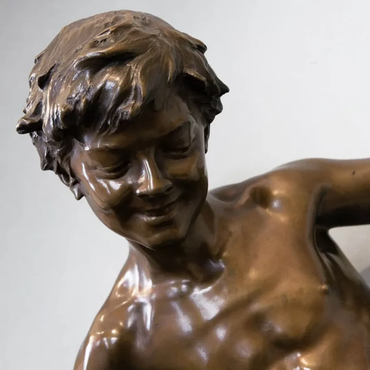 Author’s bronze sculpture by Paul Chevré, late 19th century 5