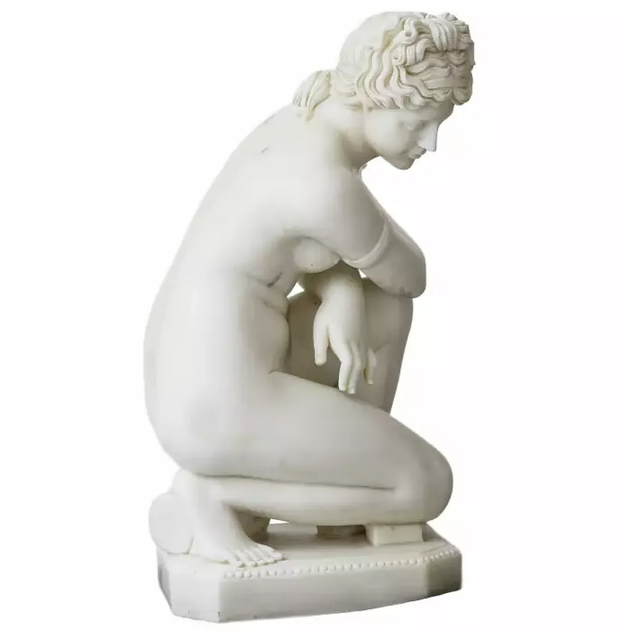 La Venere che fa il bagno, scultura in marmo, fine '800 1