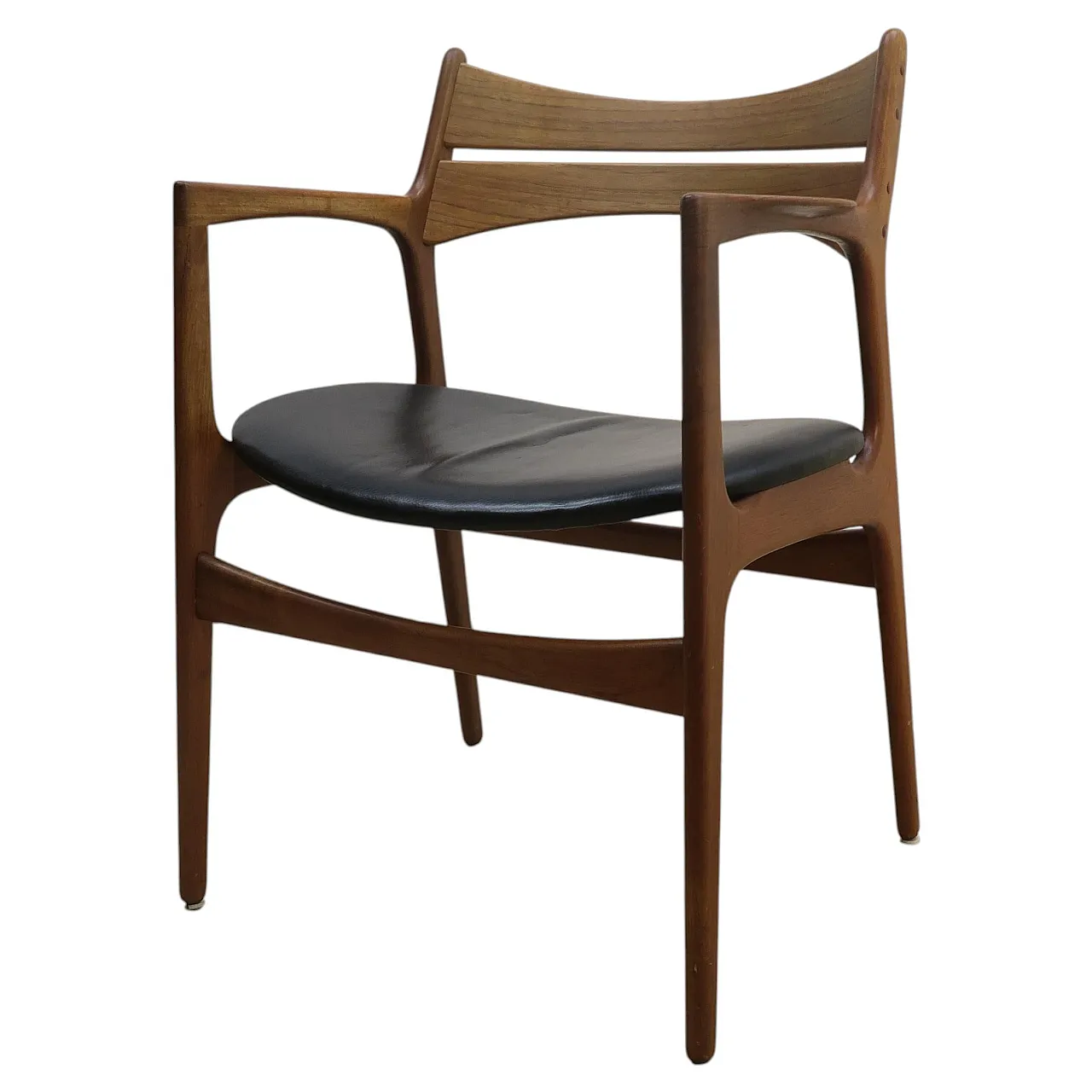 Teak chair by Erik Buch for Christiansen Møbelfabrik, 1960s 1