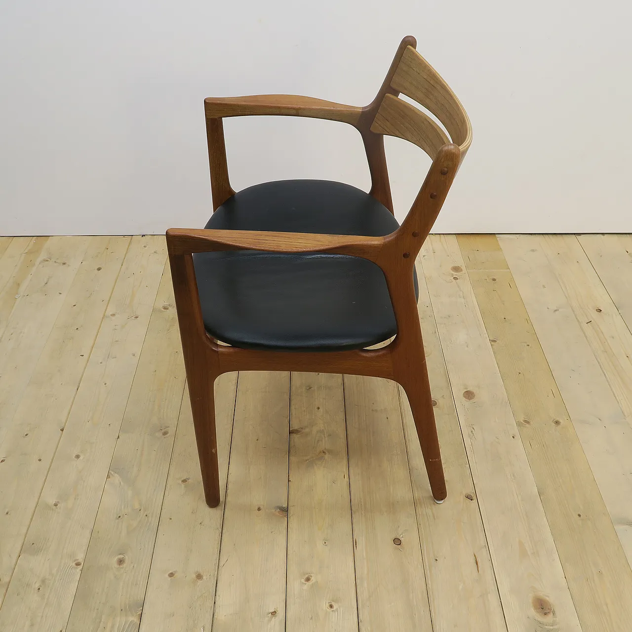 Teak chair by Erik Buch for Christiansen Møbelfabrik, 1960s 6