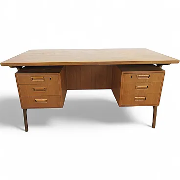 Mid-Century teak desk with drawers, 1960s