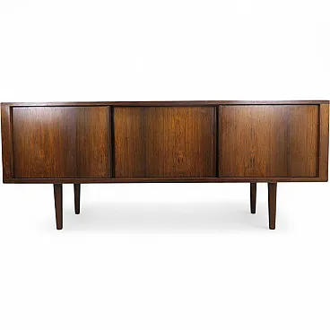 Rosewood sideboard with sliding doors, 1960s