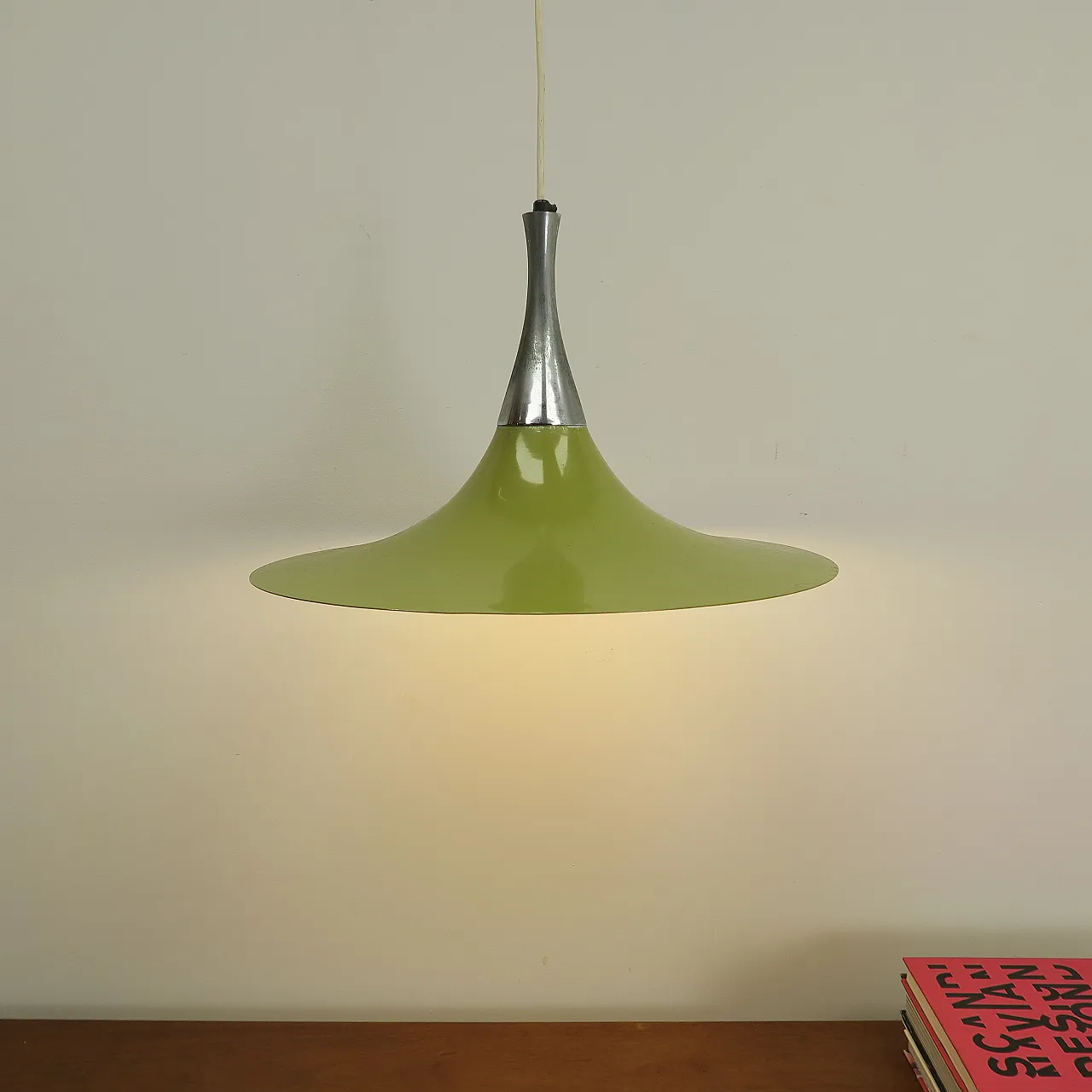 Semi pendant lamp by Bonderup & Thorup for Fog & Mørup, 1960s 5