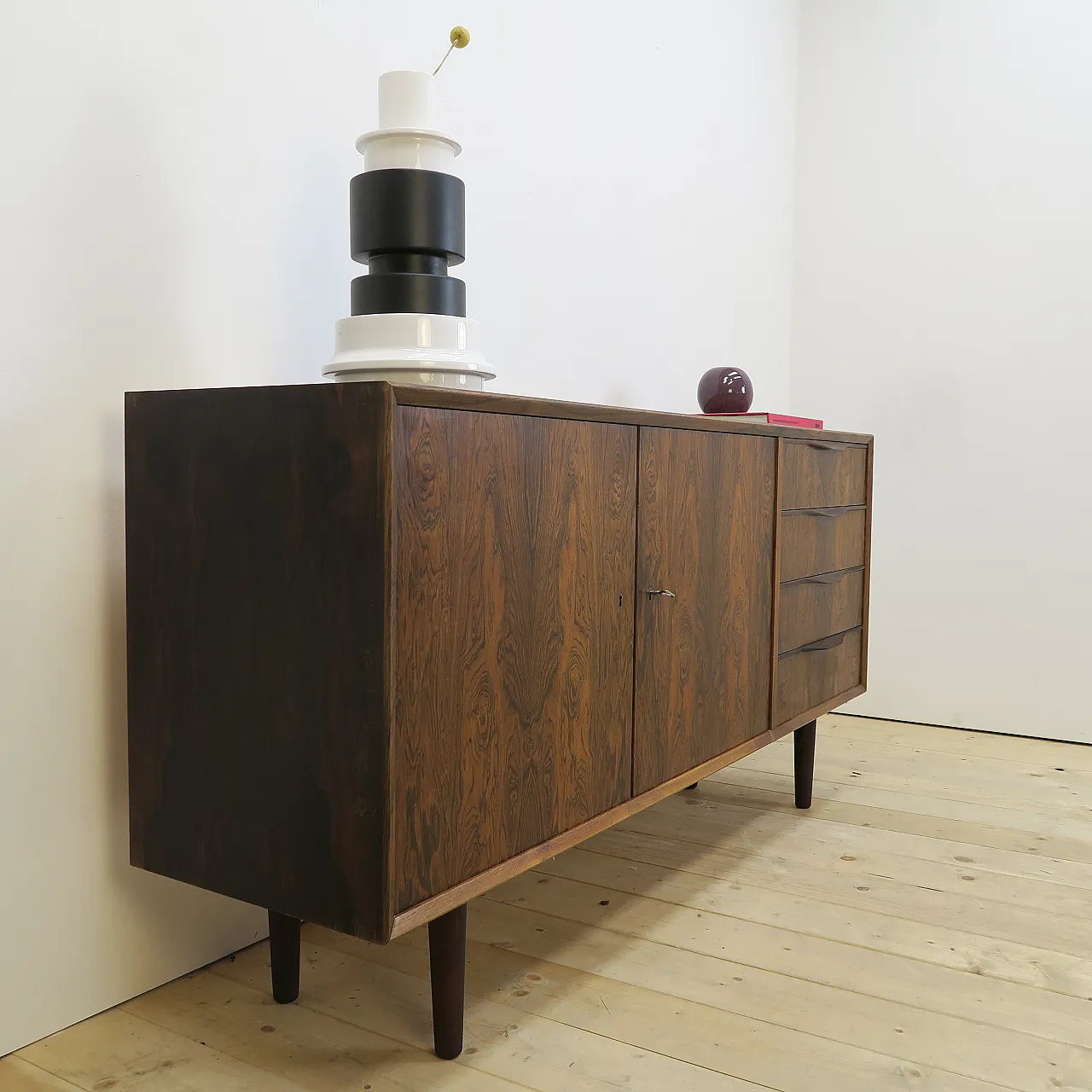 Rosewood sideboard by Erling Torvits for Klim Møbelfabrik, 1960s 4