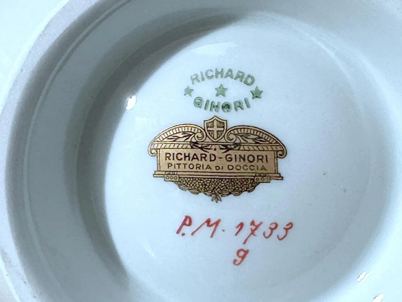 Servizio di tè e caffè in porcellana di Gio Ponti, anni '30 9