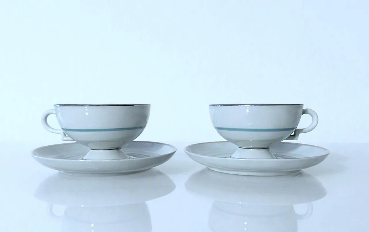 Servizio di tè e caffè in porcellana di Gio Ponti, anni '30 12