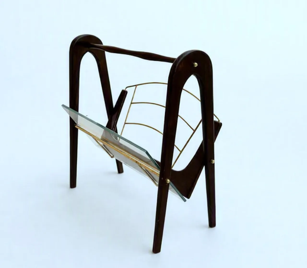 Magazine rack by Cesare Lacca, 1950s 2