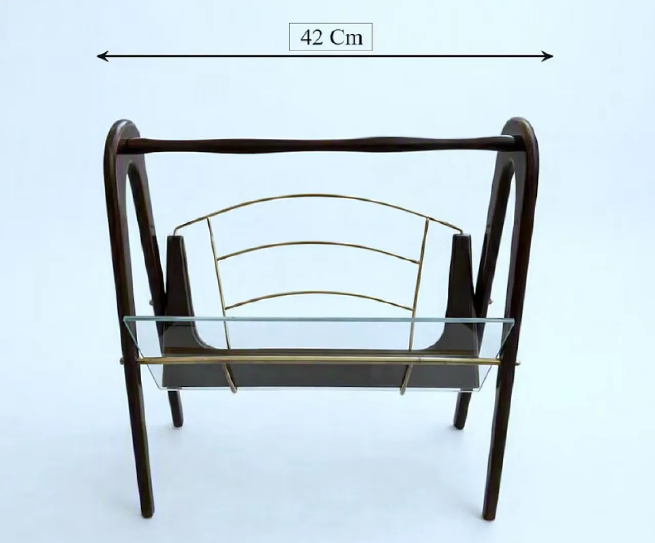 Magazine rack by Cesare Lacca, 1950s 3
