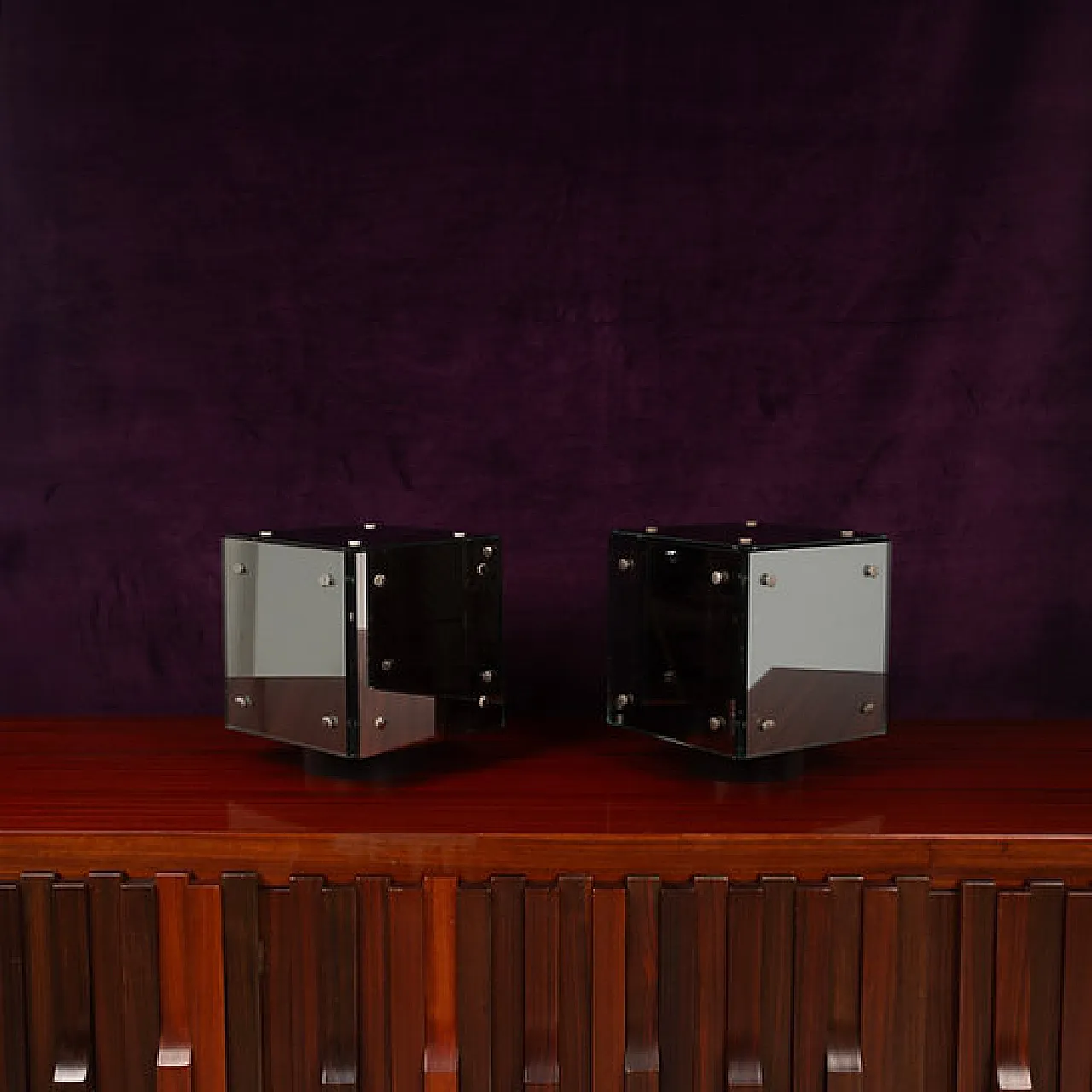Pair of Prisma table lamps by Studio A.R.D.I.T.I. for Sormani, 1970s 1