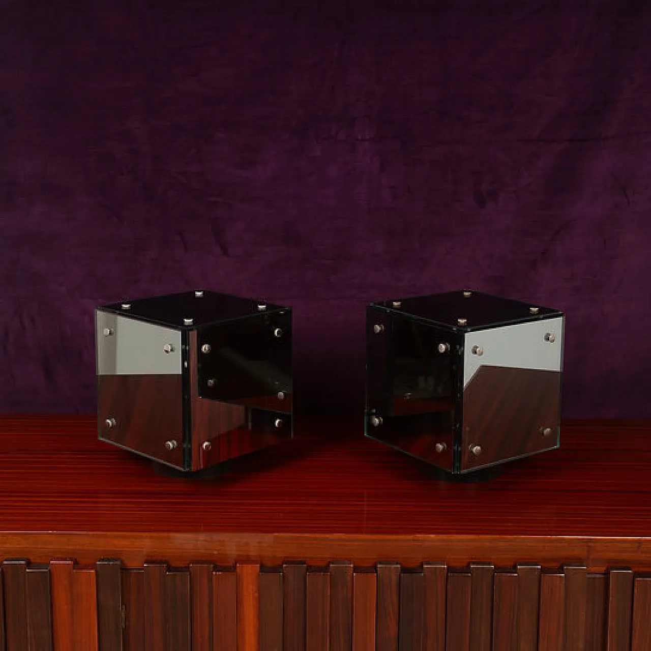 Pair of Prisma table lamps by Studio A.R.D.I.T.I. for Sormani, 1970s 4