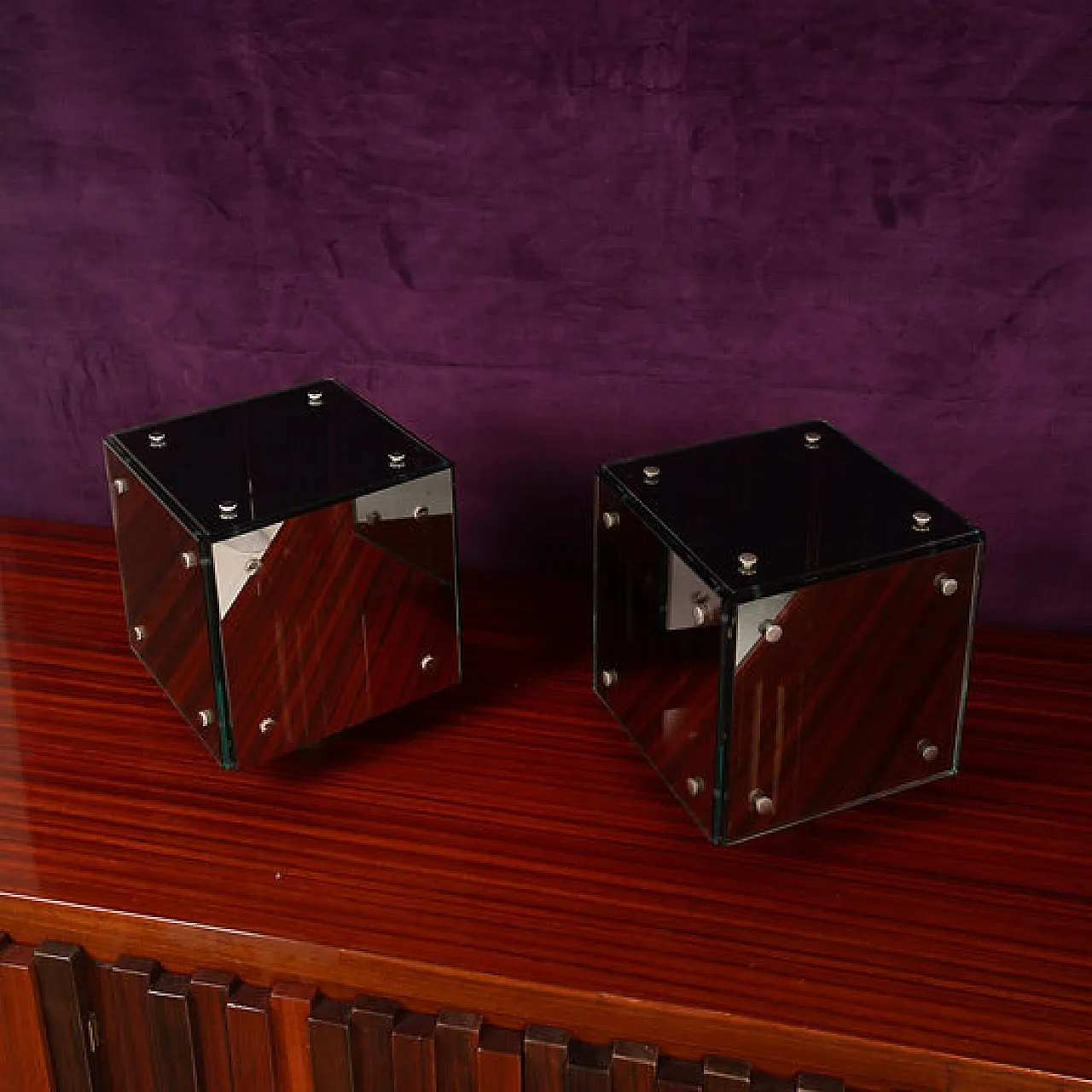 Pair of Prisma table lamps by Studio A.R.D.I.T.I. for Sormani, 1970s 7
