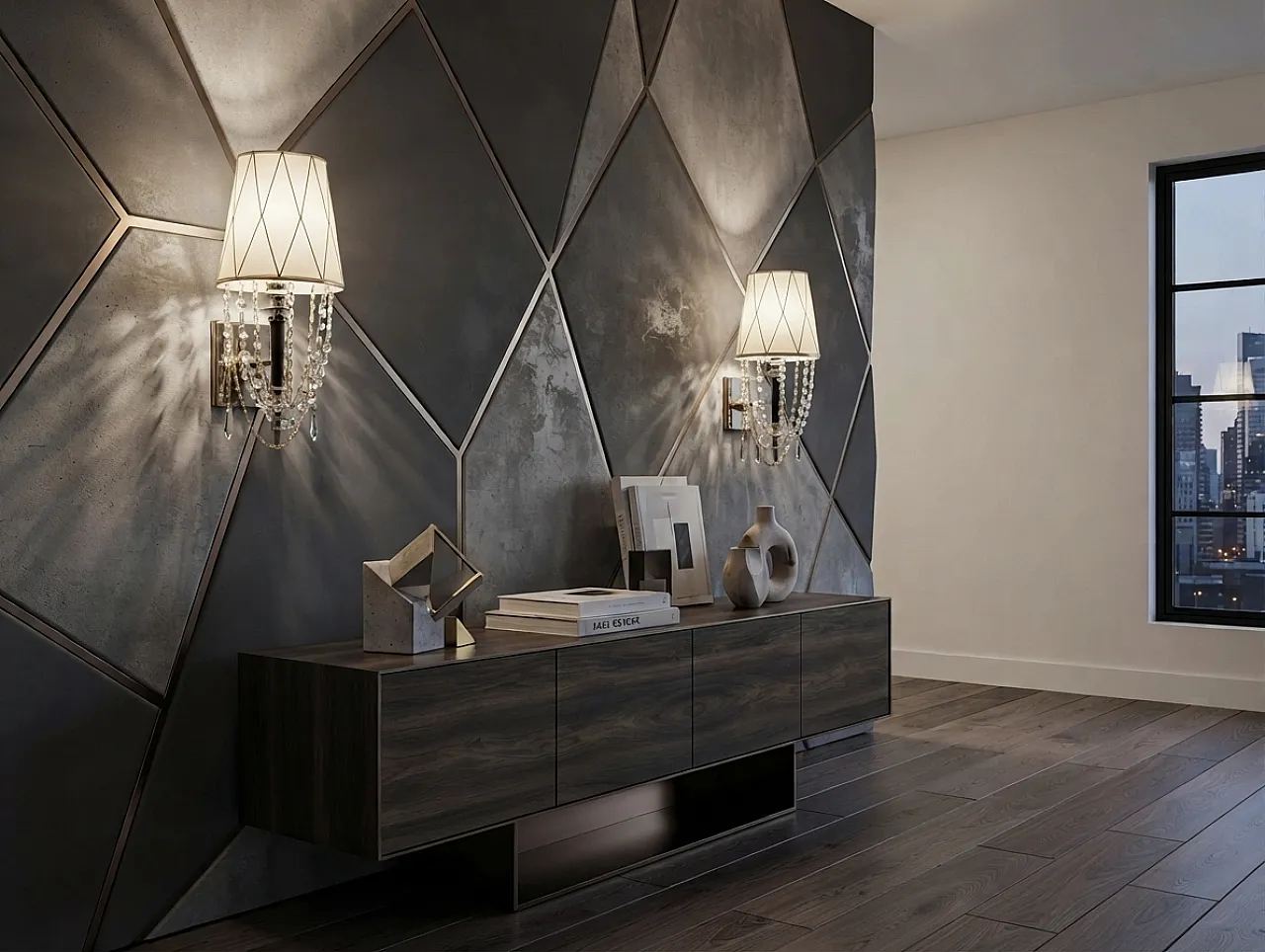 Pair of luxury Home Philosophy Visionnaire wall lamps, 2000s 8