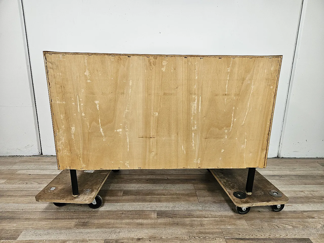 1960s three-drawer teak chest of drawers 15