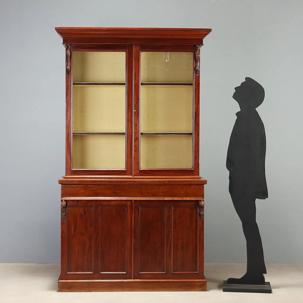 Credenza Luigi Filippo in mogano, metà '800 3