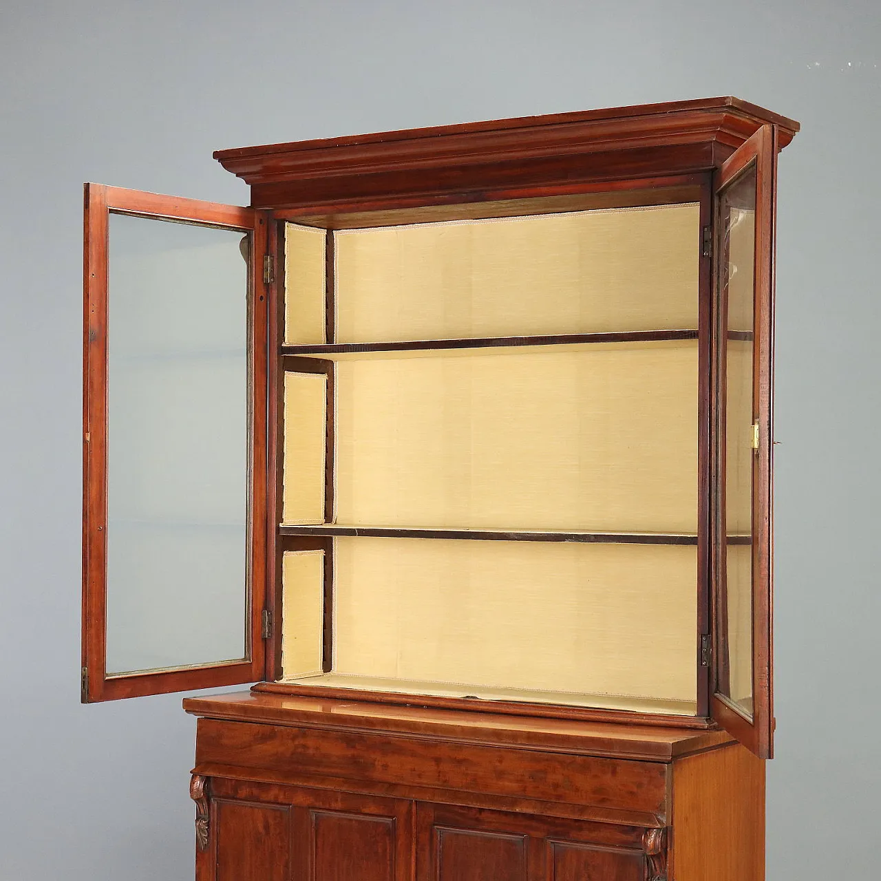 Credenza Luigi Filippo in mogano, metà '800 4