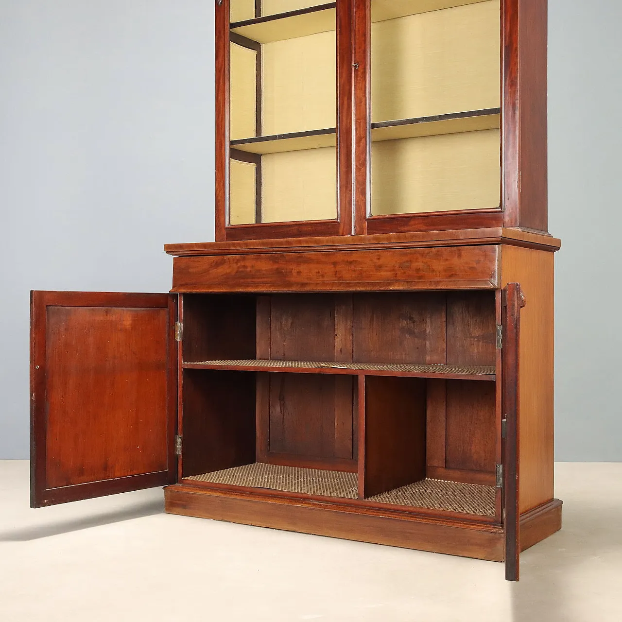 Credenza Luigi Filippo in mogano, metà '800 9