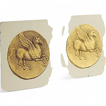 Pair of Piero Fornasetti bookends, 20th century