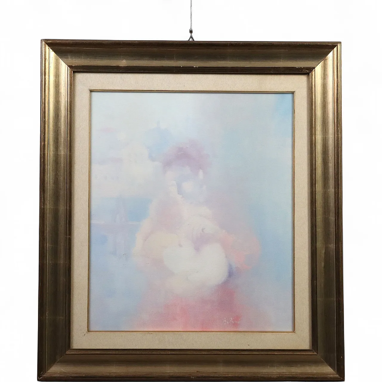 Painting by Piero Barbieri, oil on canvas, 1970s 11
