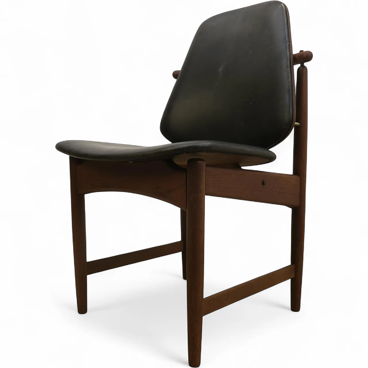 Teak chair by Arne Hovmand-Olsen, 1960s 16