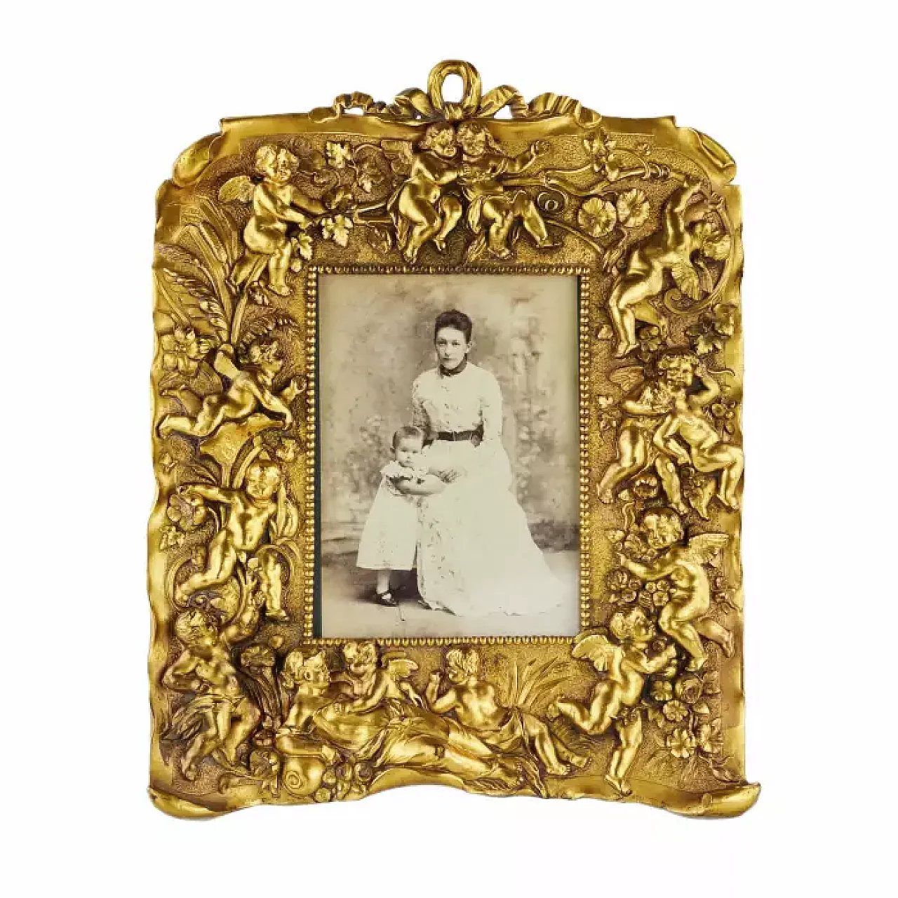 Gilt bronze photograph frame, late 19th century 1