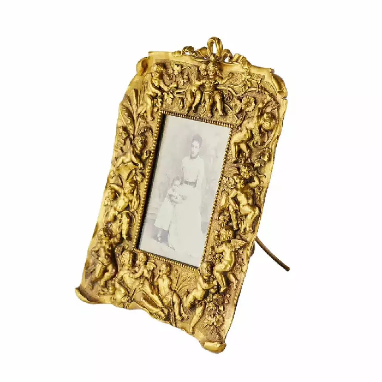 Gilt bronze photograph frame, late 19th century 4