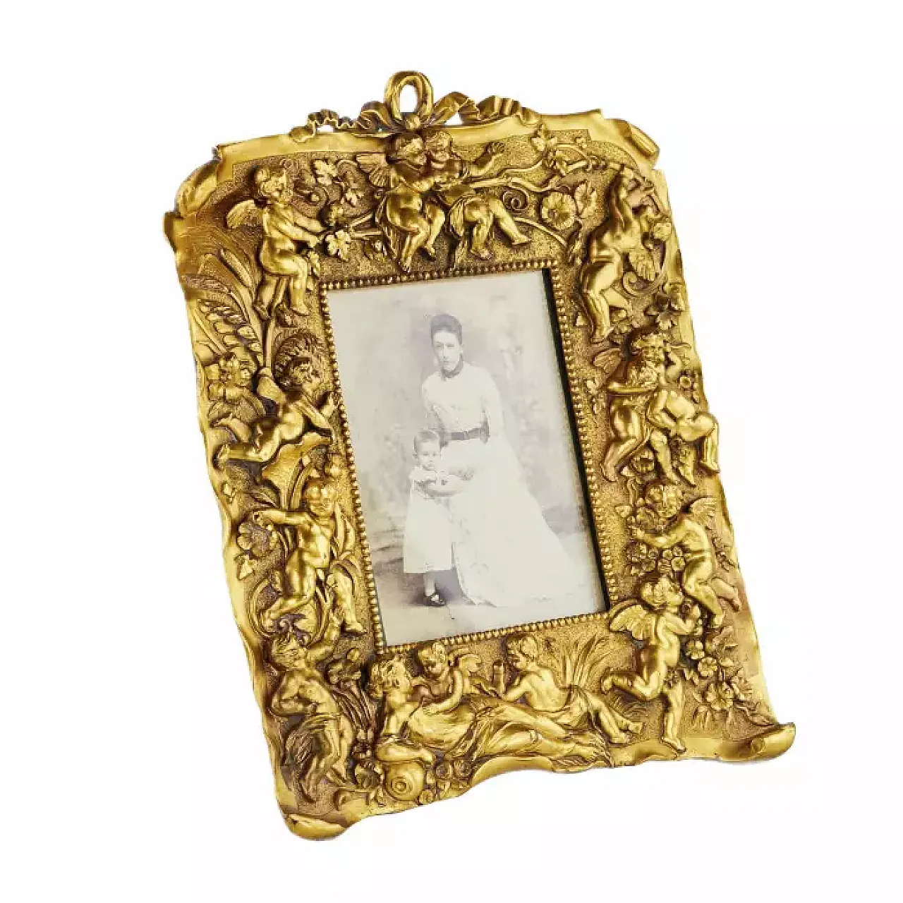 Gilt bronze photograph frame, late 19th century 5