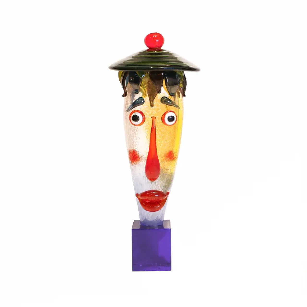 Marinaio di Anatoly Grishchenko, scultura in vetro, anni 2000 1