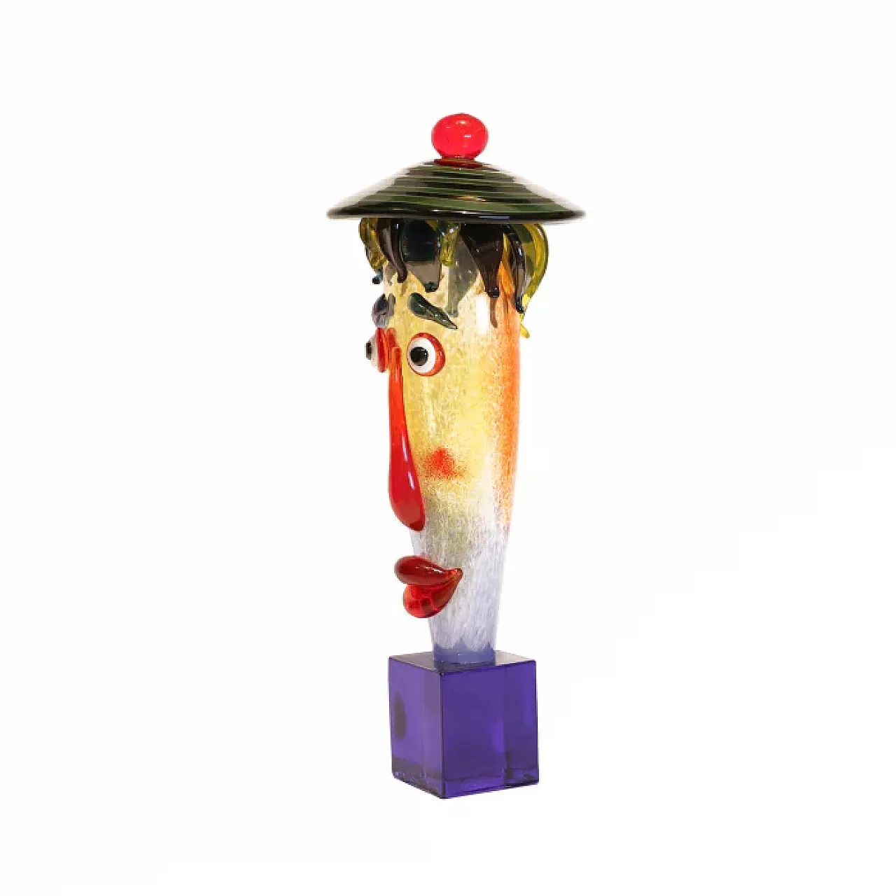 Marinaio di Anatoly Grishchenko, scultura in vetro, anni 2000 3