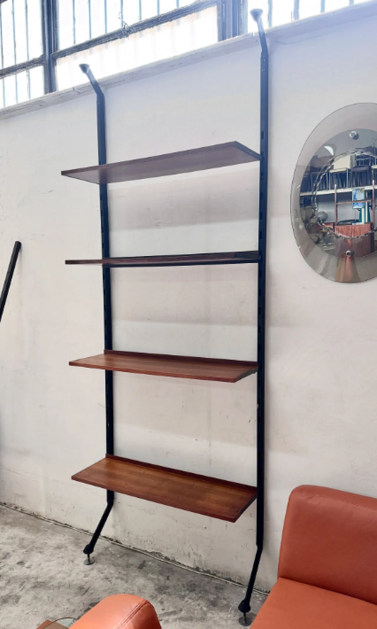 Modular wall bookcase by Ico Parisi for Mim Roma, 1960s 2
