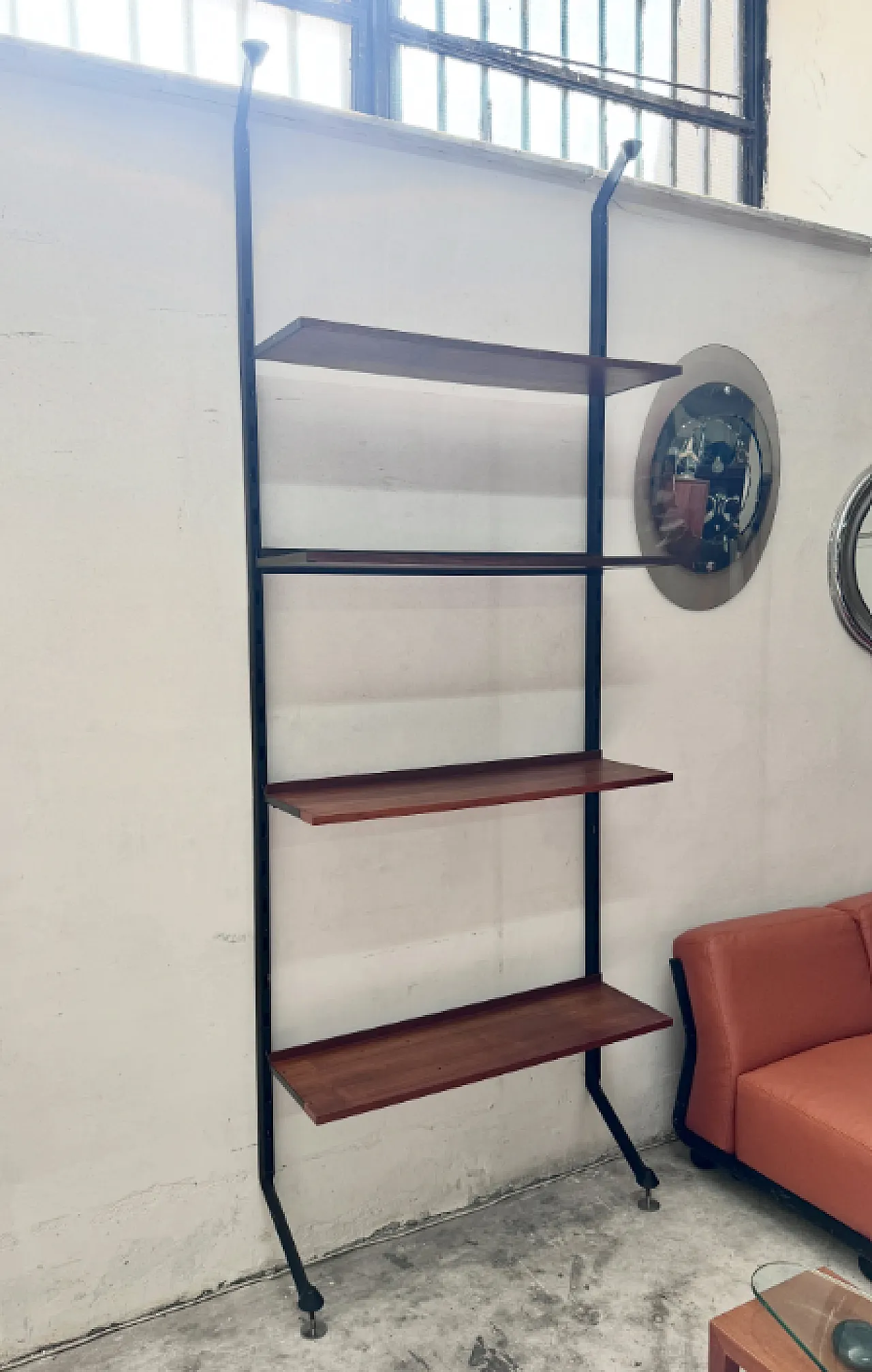 Modular wall bookcase by Ico Parisi for Mim Roma, 1960s 4