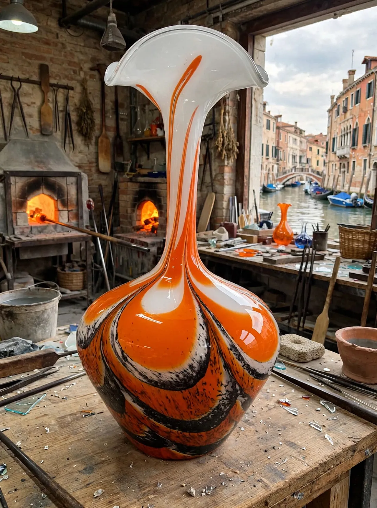 Opal glass vase 2
