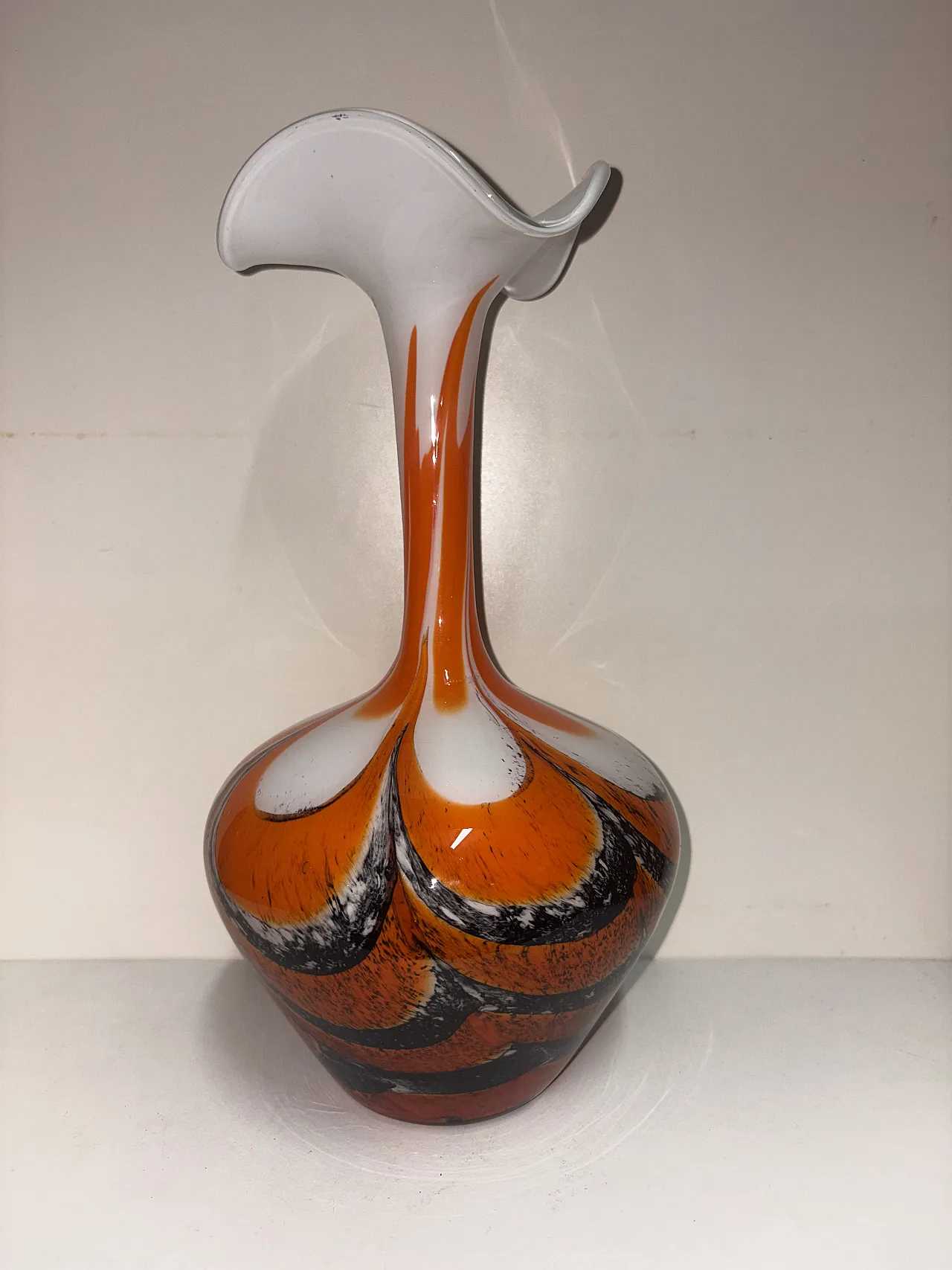 Opal glass vase 6