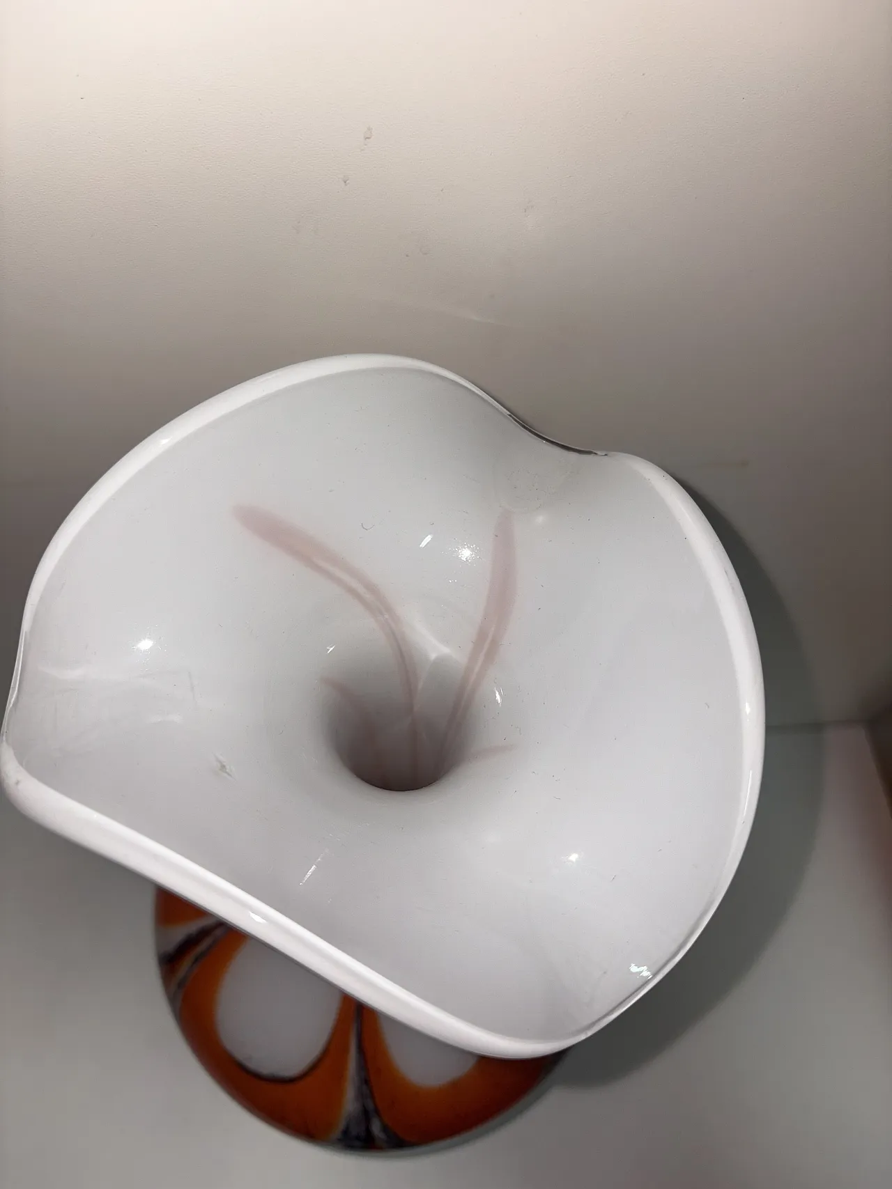 Opal glass vase 8