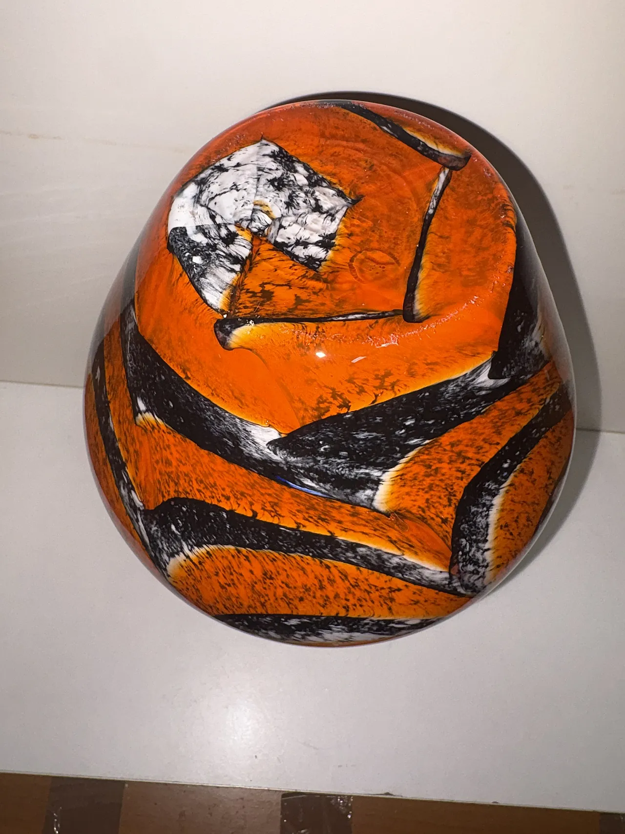 Opal glass vase 9