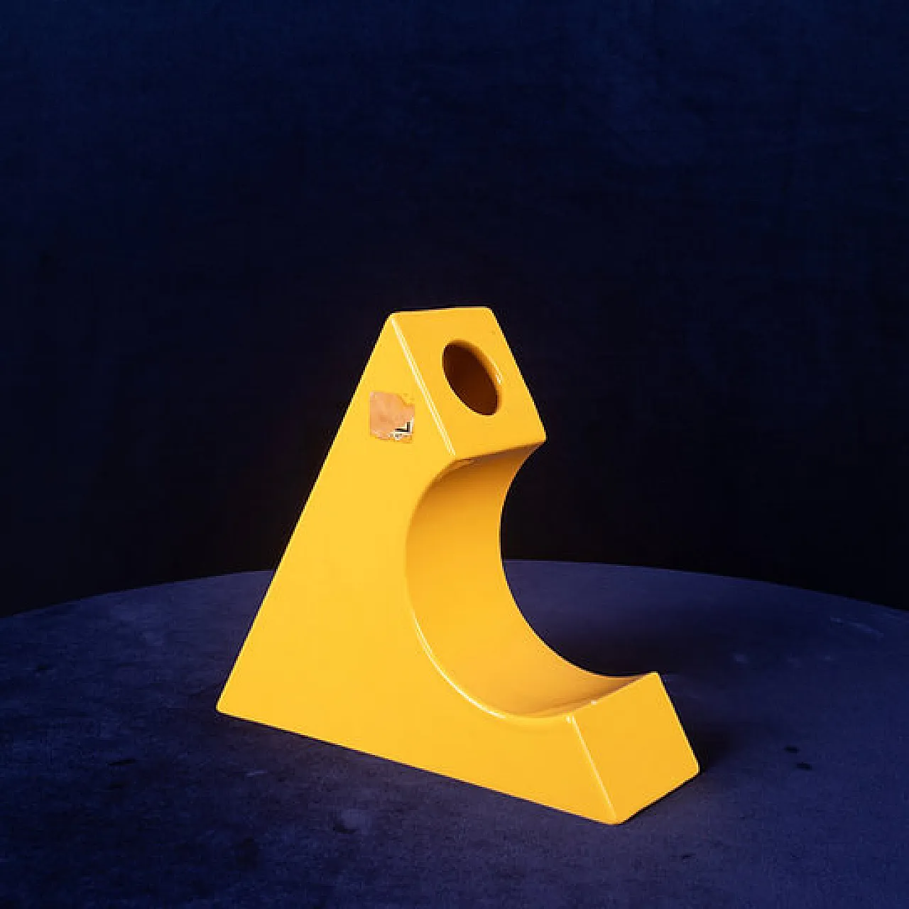 Glazed ceramic Space Age sculptural vase, 1970s 3