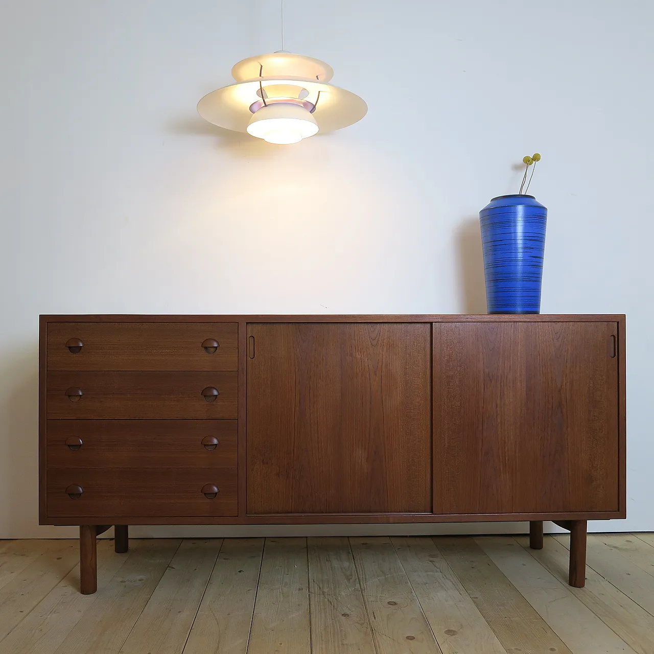 Teak sideboard, Hornslet Møbelfabrik, 1960s 9