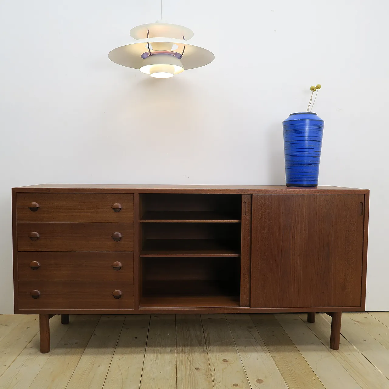 Teak sideboard, Hornslet Møbelfabrik, 1960s 10
